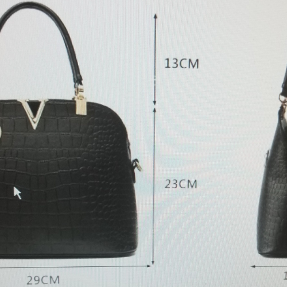 Branded Luxury V-logos Handbag Tote